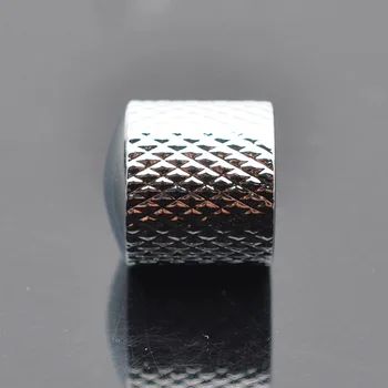 10Pcs metalno Ton Tunning Gumbi Gumbi za Nadzor Glasnosti za Električno Kitaro, Bas Krom/Črna/zlata ,Premer 18 mm