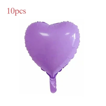 10pcs/veliko Novih 18 inch Srce Macarons Folija baloni baby Dekleta Fant Rojstni dan Dobave svate, Dekoracijo Balon na helij