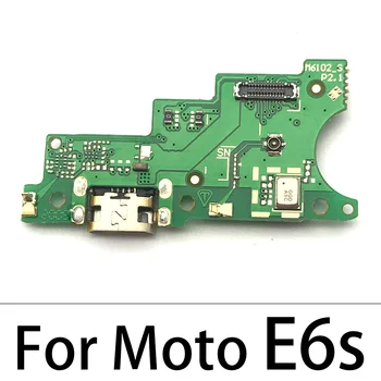 10Pcs/Veliko, Polnjenje prek kabla USB Vrata Odbor Flex Kabel Priključek Za Motorola Moto E4 E4T E4 E6 E7 Plus E5 Predvajaj Pojdi E6s Mikrofon Odbor
