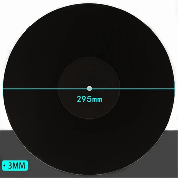 12 Inch 3 MM Akrila Snemanje Pad Anti-statični LP Vinyl Mat Slipmat za Gramofon Phonograph Dodatki