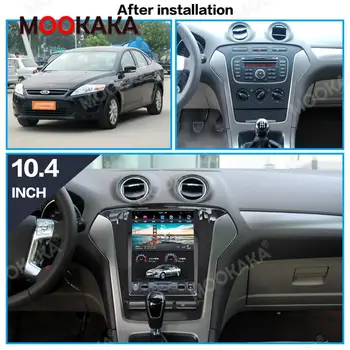 128G Tesla Zaslon Android Za Ford Mondeo MK4 2011 - 2013 Avto Večpredstavnostna Radio Stereo Predvajalnik, GPS Navigacija glavna enota Carplay IPS