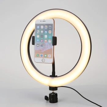 16 cm/26 cm LED Selfie Obroč Svetlobe Zatemniti LED Obroč za Svetilko, Fotografijo, Video Kamero Telefona Svetlobe ringlight Za Živo YouTube Fill Light