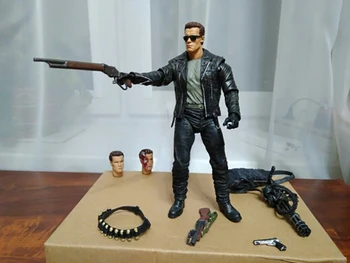 18 cm Novega NECA Terminator T-800 Temno Usodo Sarah Connor Dejanje Slika Zbirateljske Model Igrača Darilo