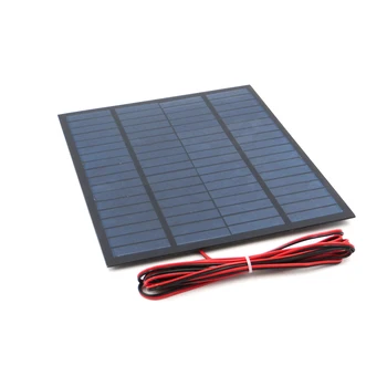 18 V 5 W podaljša žice solarnimi Polikristalni Silicij DIY Baterije Majhna Polnilnik Mini Sončne Celice kabel igrača 18V 5W Watt Volt
