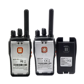2 kos Retevis H777 Walkie Talkie Radio UHF 400-470MHz Ročni oddajnik in Sprejemnik, dvosmerna Radijska Komunikator USB Polnjenje (Walkie-Talkie