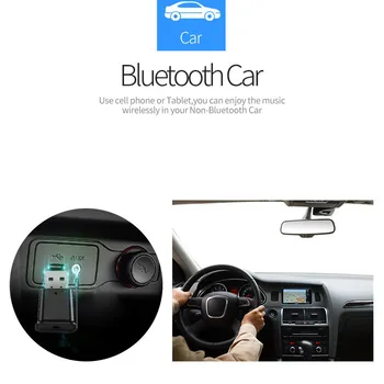 2 v 1 Bluetooth Oddajnik Sprejemnik BLE 5.0 2 Načini Avto Avdio Večnamenski Adapter FKU66