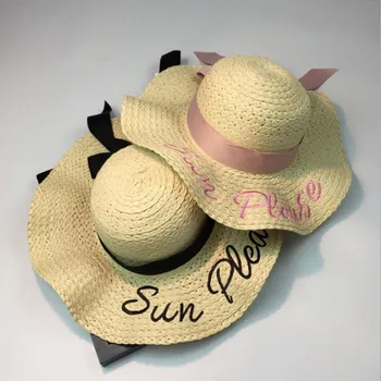 2018 pismo vezenje skp Big robna Dame poletje slamnik mladi klobuki za ženske Odtenek sonce klobuki Plaži klobuk