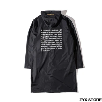 2019 nova zbirka VETEMENTS dežni Plašč v Seulu Garaža Prodajo vrhunskih 1:1 blagovne znamke jakno plašč črke vezenje dežni plašč