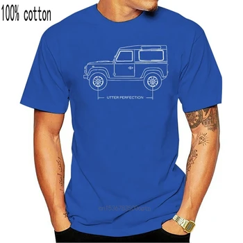 2019 Poletje Slog, Bombaž Zemljišč Avto Rover 90 Izreči Popolnosti Avto Načrt Majica Ideja Za Darilo Tee Shirt Majica