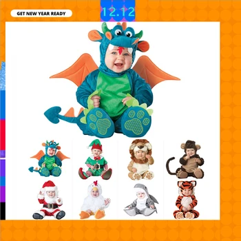 2020 Nov Prihod Božič Božič Praznik Halloween Kostum Za Malčke Baby Dekleta Lev, Igralne Obleke Cosplay Novorojenčka Toddlers Oblačila