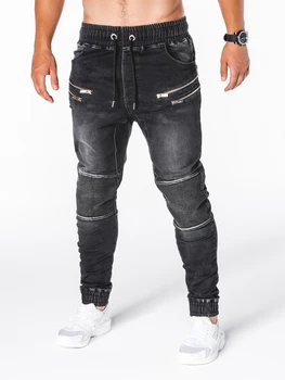2020 Nove Jeans hlače moške jeans priložnostne teče zadrgo elegantno vitek jeans hlače hombr joggers masculino jean