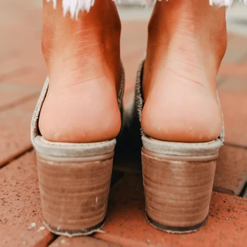 2020 Poletje Ženske Sandale Jate Platformo Kvadratnih Nizke Pete Peep Toe Plus Velikost Priložnostne Modni Ženski Dame Čevlji Zapatos De Mujer