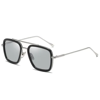 2020 Retro Vintage Oblikovalec Steam Punk Pilotni sončna Očala Iron Man 3 TONY Stark sončne Očala za Moške Gotike Rossi Premaz UV400