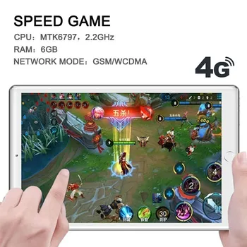 2020 WiFi Android Tablet PC 1280*800 IPS Zaslon 10 Palčni Deset Jedro 6 G+128G Android 8.1 Dual SIM Dual Kamera 5MP 5000mAh
