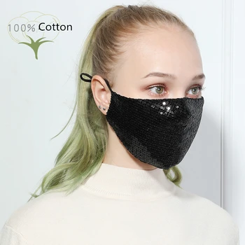 20PCS Modi Bleščica masko bombaž filter Sije Stranka Anti bakterije maske, Maske Proti prahu, PM2.5 zaščitne maske Stroj