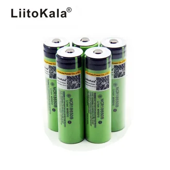 2PCS Liitokala 2019 Prvotne 18650 NCR18650B 3400mAh Polnilne Li-lon baterij NE PCB 3,7 V dc+ škatla za Shranjevanje