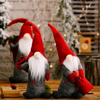 2pcs/set Božič Brezosebna švedski Tomte Gnome Okraski Ročno Skandinavskih