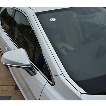 2Pcs Sprednje Vetrobransko Steklo Trim Za Lexus RX Avto Dodatki ABS Nerjavečega Jekla Prednje Okno Oblikovanje Strip Trim Auto