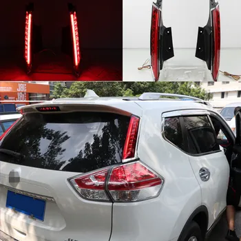 2PCS Za Nissan X-trail, T32-2019 Avto LED Rep Svetlobe Zadnji Odbijač Luč Zavorna Luč Auto Žarnice Dekoracija Žarnice
