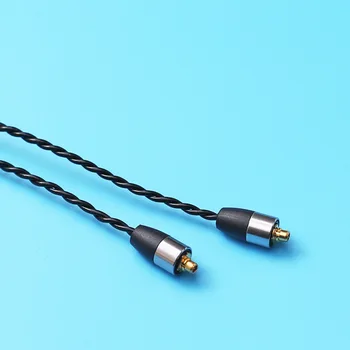 3,5 mm izhod za Slušalke Avdio Kabel Silver Plated MMCX Kabel z Mikrofonom za Shure 846 535 za Iphone Telefone Android