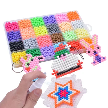 3000pcs 24 barve Ponovno Kroglice puzzle Kristalno DIY vodni curek kroglice set žogo igre 3D ročno magic igrače za otroke