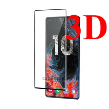 3D 9H Ukrivljen Rob Kaljeno Steklo Screen Protector for Samsung Galaxy Note10 Opomba 10 5G za SGalaxy Note10+ Pro Plus Stekla Film