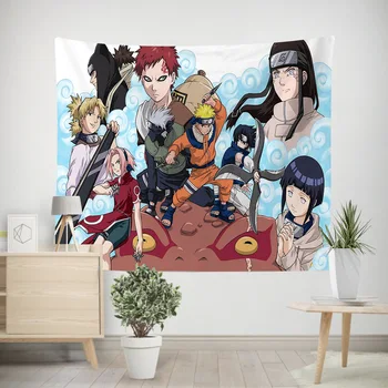 3D, Anime Naruto Slikarstvo Tapiserija, Tiskanje Tapestrying Pravokotne Doma Dekor Steni Visi 010