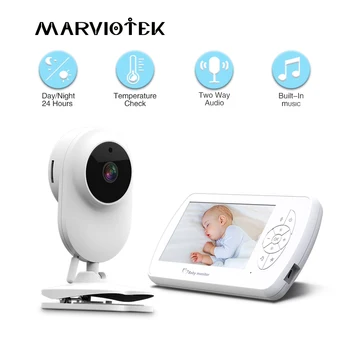 4.3 palčni Baby Monitor s Kamero Otroška Varuška Varnostne Kamere dvosmerni Audio Babyphone Kamere Night Vision Nadzor Temperature