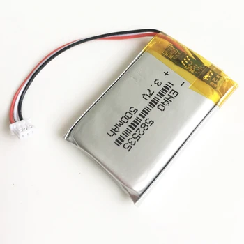 582535 3,7 V 500mAh lipo litij-polimer baterija za ponovno polnjenje joseph smith translation 3pin plug 1.0/1.25/1.5/2.0/2.5 za MP3, GPS, bluetooth slušalke