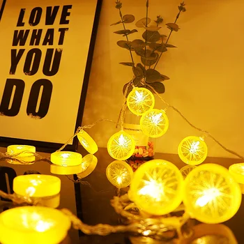 5M 20 Žarnice Limonin LED Pravljice Luči Garland Božič Niz Luči Poročni Dekoracijo, Za Počitnice Stranka Spalnica Svetlobne Verige