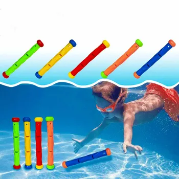 5Pcs/set Smešno Otroci Otrok Podvodni Športni Bazen Potapljanje Igra Stick Igrače Potapljanje Palico Igrače bazen dodatki