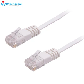 5pieces 1.1 mm Debeline Ultra Slim CAT6 Ethernet Lan Kabel Ploščati Baker RJ45 Obliž Or Žice 2 m Rdeče barve