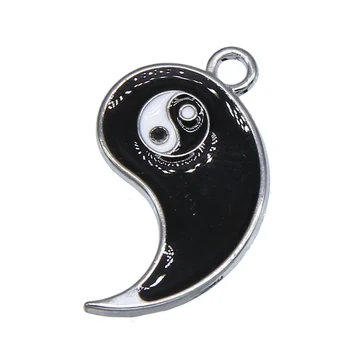 6pcs/set najboljšimi prijatelji izvrstno darilo Yin Yang ogrlica Tai čenče obesek nekaj DIY ogrlica dodatki, proizvodnja