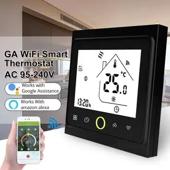 95-240V WiFi Smart Termostat Temperaturni Regulator za Vodo, Električna Talna Ogrevanja Plin Kotel Deluje Z Alexa googlova Domača stran