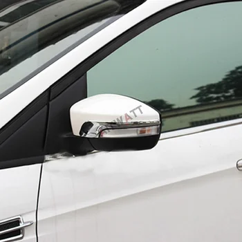 AITWATT Za Ford Kuga Z Vklopom Luči Obdobje 2013-2018 Avto ABS Chrome Stranska Vrata vzvratnimi ogledali Kritje Trakovi Trim Pribor 2pcs