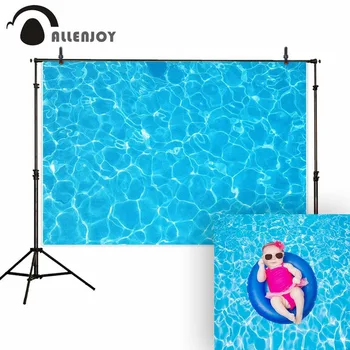 Allenjoy okolij za fotografije studio morje modro Napenjanju bazenske vode poleti vroče ozadje strokovno novorojenčka photocall