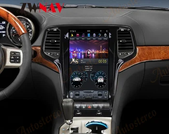 Android 9.0 Tesla Zaslonu avtoradia, GPS Navigacija Za JEEP Grand Cherokee 2010-2019 Glavo Enota Avto Multimedijski Predvajalnik Samodejno Stereo