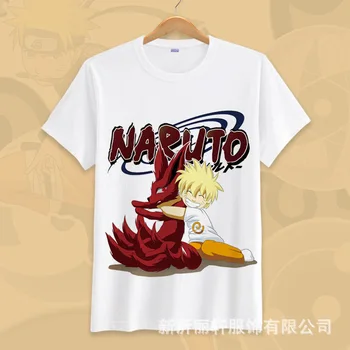 Anime Naruto Cosplay Majica Hatake Kakashi Priložnostne T-Shirt Vrhovi Tee Moški Ženske Poletne majice majica s kratkimi rokavi