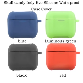 Anti-Padec Silikonski Slušalke Primeru Zaščitni Pokrov Lupini za Skull Candy Indy Evo Svetlobna