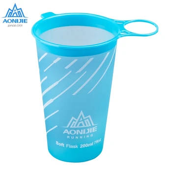 AONIJIE Zložljive Vode Vrečko S200 BPA Free Mehko Pokal 200 ml na Prostem Šport Kampiranje Kolesarski Maraton