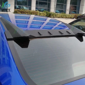 Avto Zadnje Okno Strešni Spojler ustnice Vizir R Slog ABS Plastike Rep Krilo, Primerni za Honda Civic 10. 4DR Limuzina 2016-2018