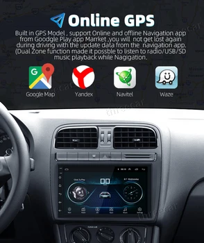 Avtoradio 2 din 9/10.1 inch Android 9.0 Multimedijski Predvajalnik, GPS, WIFI, Bluetooth Predvajalnik za Toyota, Volkswagen, Hyundai Kia Renault