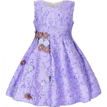 Baby Dekleta Oblačenja Otroci fancy Vezenje Cvetlični Obleko Kostum Za Dekleta Princesse Elegantno Otroci Stranka Obleko Najstnik Dekle Oblačila