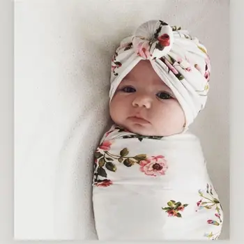 Baby Swaddle Odejo Skp Novorojenčka Turban Vozel Klobuk Trakovi Za Malčke Spalna Vreča Otroška Mešanica Bombaža Vrhnja Posteljnina Odejo
