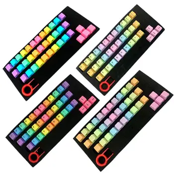 Barvne tipke skp 37 Tipke ABS Svetlobe-dokazilo Pisane Mehanske Tipkovnice Keycaps Zajema Zamenjavo