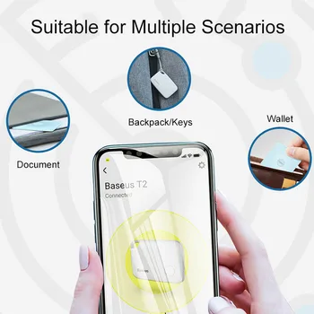 Baseus Mini Smart Tracker Anti Izgubil Bluetooth Smart Finder Za Otroke Tipko Telefonov Otroci Anti Izgubo Alarm Smart Tag Zakleniti Odkritelj Lokator