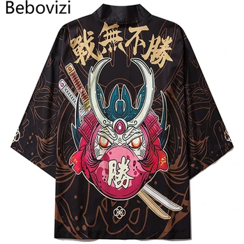 Bebovizi Japonski Prepričani, Da Zmaga Kimonos Tradicionalnih Jopico Haljo Moški Ženske Tiskanja Vzročno Oblačila Cosplay Yukata Azijskih Oblačila