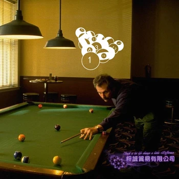 Biljard Nalepke Snooker Nalepke Plakati Vinyl Stene Decals Dekor Soba Dekoracijo Zidana Biljard Vinilna