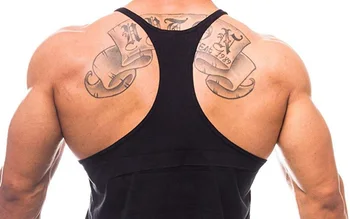 Blagovne znamke Oblačila za Fitnes tiskanja telovadnici stringer tank zgornji del moški bodybuilding, spodnje majice brez rokavov in mišice telovnik Majica brez Rokavov