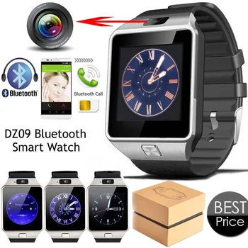 Bluetooth Smart Watch Moških DZ09 Moške Gledajo Android Telefon Klic Relogio Inteligentnim Kartico SIM Fotoaparata Pametne Ure Inteligentni Watch